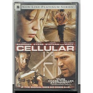 Cellular (DVD, 2005) Kim Basinger, Chris‎ Evans, William H. Macy, Jason Statham
